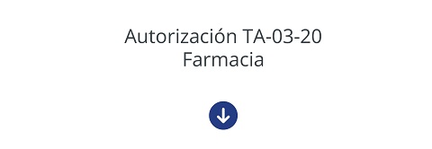 Autorización TA-03-20 Farmacia